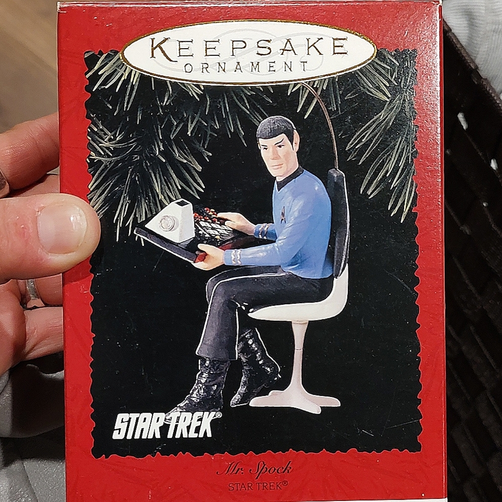 Keepsake Ornament Star Trek Mr Spock